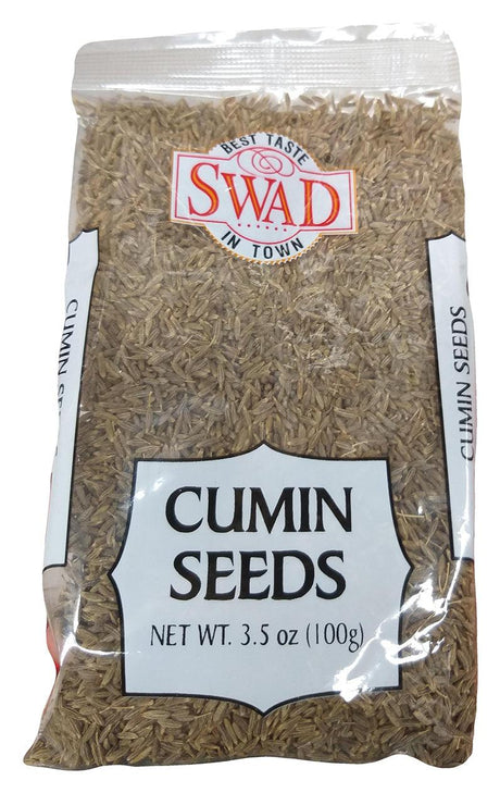 Swad - Cumin Seeds, 3.5 Ounces, (Pack of 1) - Mighty Depot
