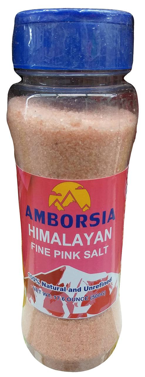 Amborsia - Himalayan Fine Pink Salt, 17.6 Ounces, (Pack of 1) - Mighty Depot