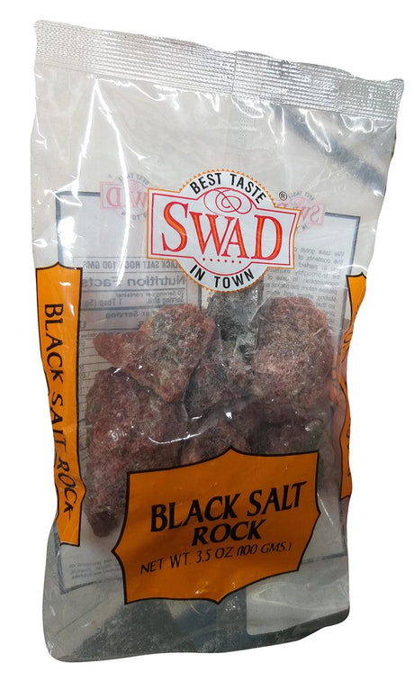 Swad - Black Salt Rock, 3.5 Ounces, (Pack of 1) - Mighty Depot