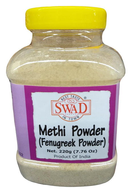 Swad - Methi Powder (Fenugreek Powder), 7.76 Ounces, (Pack of 1) - Mighty Depot