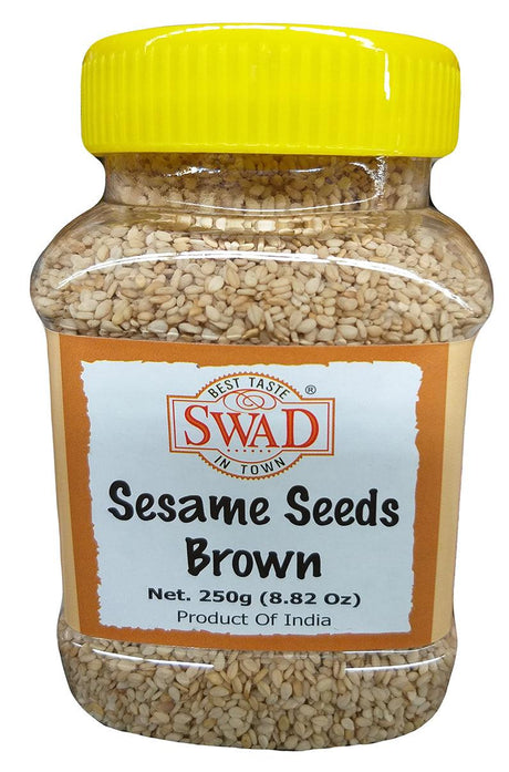 Swad - Sesame Seeds Brown, 8.82 Ounces, (Pack of 1) - Mighty Depot