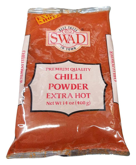 Swad - Chili Powder (Extra Hot), 14 Ounces, (1 Bag) - Mighty Depot