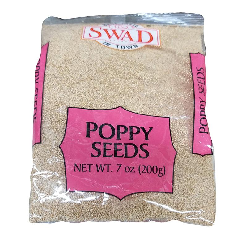 Swad - Poppy Seeds, 7 Ounces, (1 Bag) - Mighty Depot