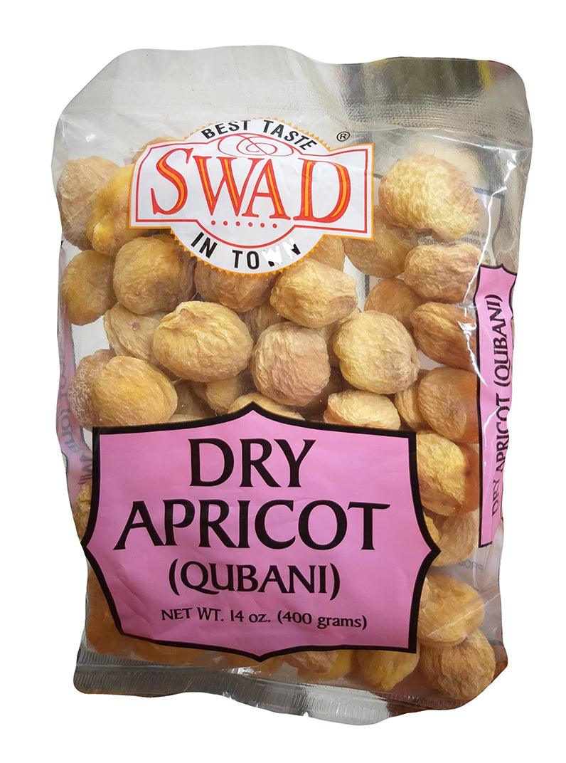 Swad - Dry Apricot (Qubani), 14 Ounces, (1 Bag) - Mighty Depot