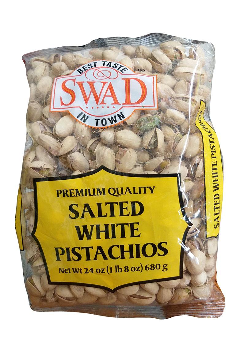 Swad - Salted White Pistachios, 1.8 Pounds, (1 Bag) - Mighty Depot