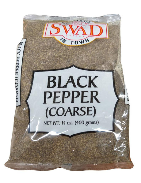 Swad - Black Pepper (Coarse), 14 Ounces, (1 Bag) - Mighty Depot