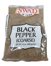 Swad - Black Pepper (Coarse), 14 Ounces, (1 Bag)