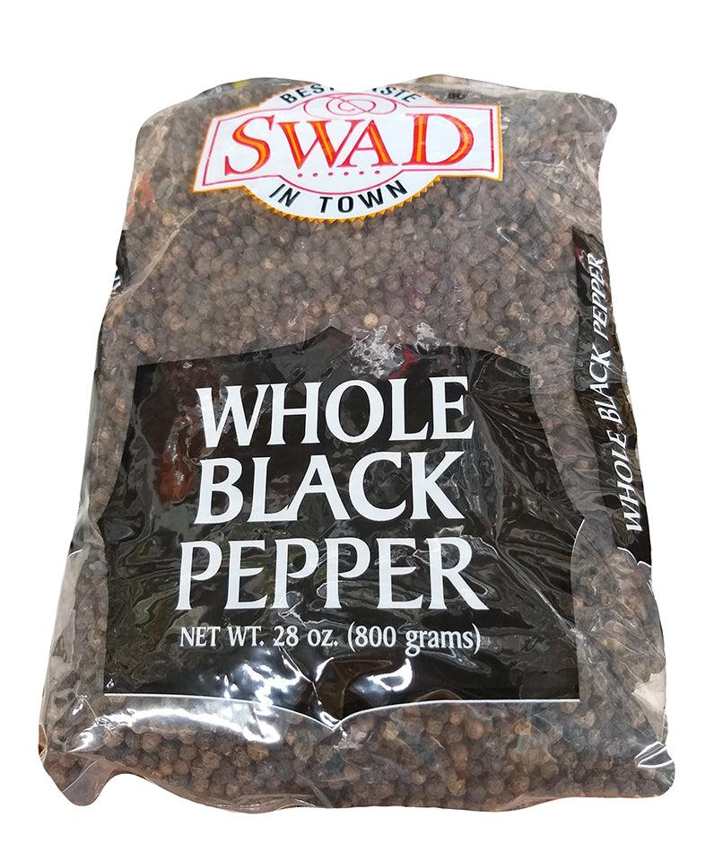Swad - Whole Black Pepper, 1.75 Pounds, (1 Bag) - Mighty Depot