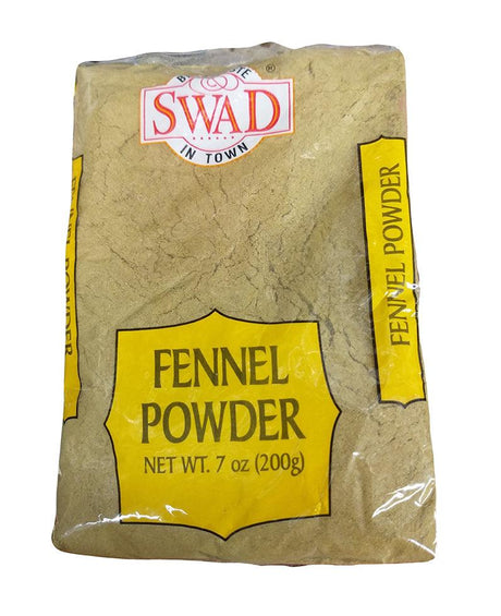 Swad - Fennel Powder, 7 Ounces, (1 Bag) - Mighty Depot