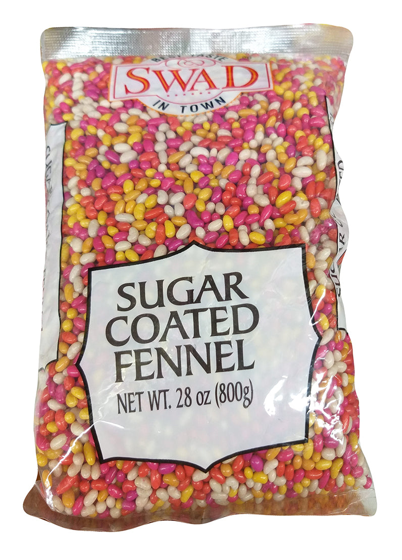 Swad - Sugar Coated Fennel, 1.75 Pounds, (1 Bag)