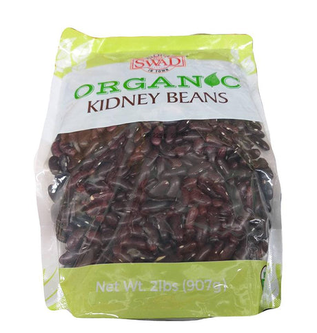 Swad - Organic Kidney Beans, 2 Pounds (1 Bag) - Mighty Depot