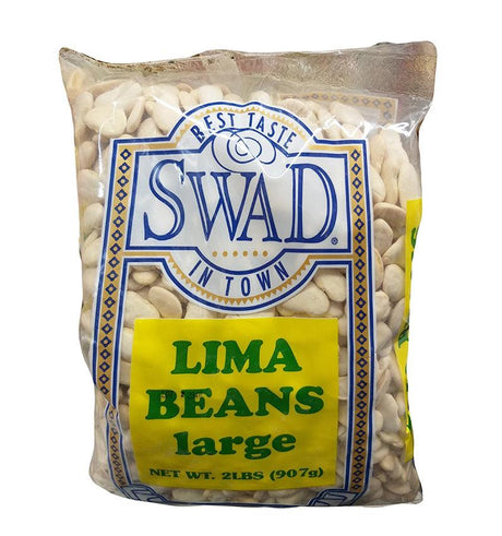 Swad - Lima Beans (Large), 2 Pounds (1 Bag) - Mighty Depot