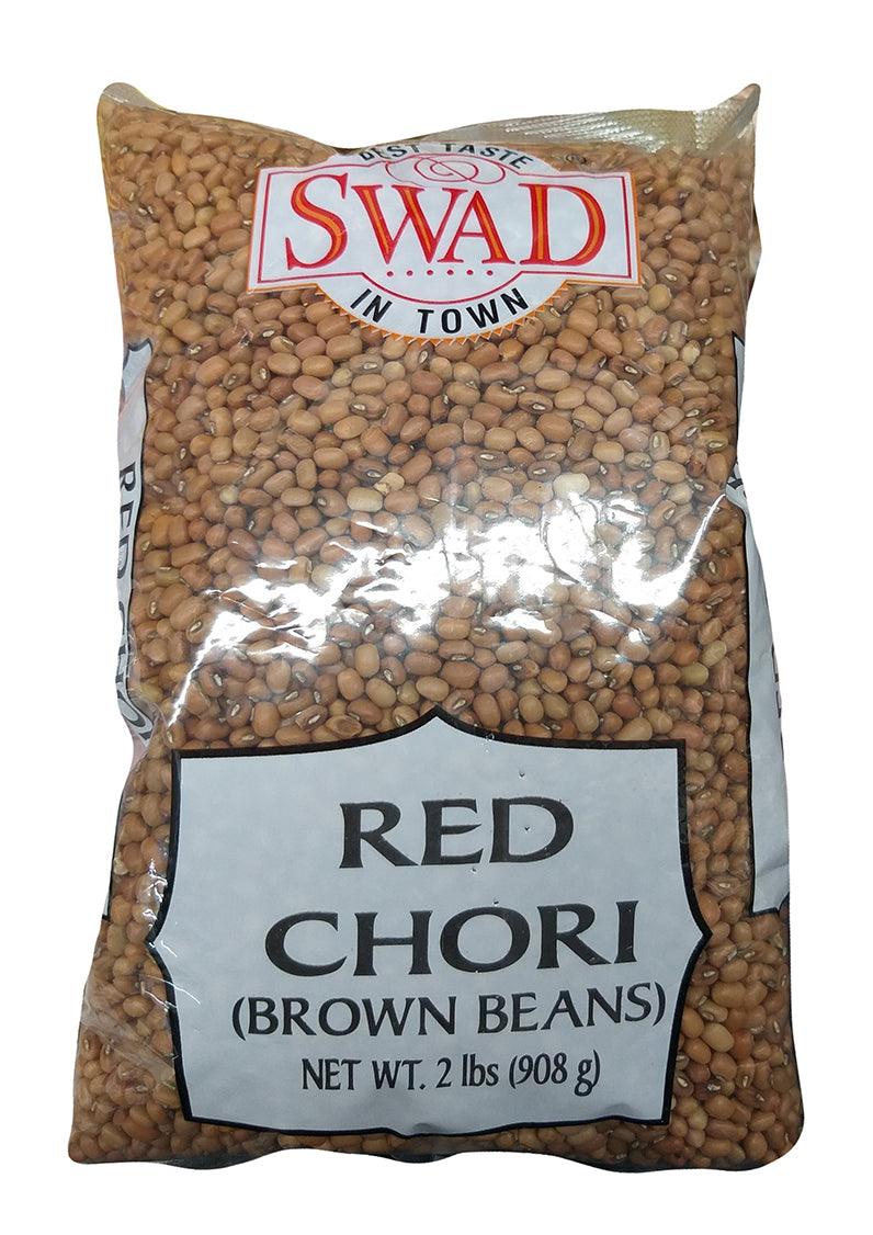 Swad - Red Chori (Brown Beans), 2 Pounds (1 Bag) - Mighty Depot