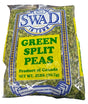 Swad - Green Split Peas, 2 Pounds, (1 Bag) - Mighty Depot