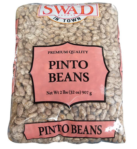 Swad - Pinto Beans, 2 Pounds, (1 Bag) - Mighty Depot