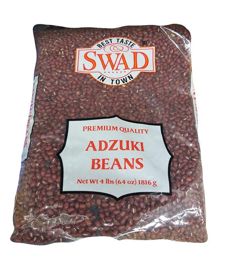 Swad - Adzuki Beans, 4 Pounds, (1 Bag) - Mighty Depot