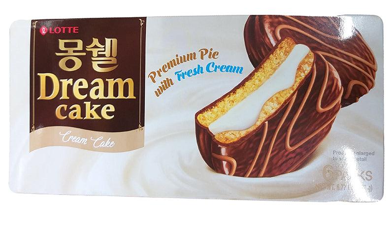 Lotte - Dream Cake (Cream Cake), 6.77 Ounces, 1 box