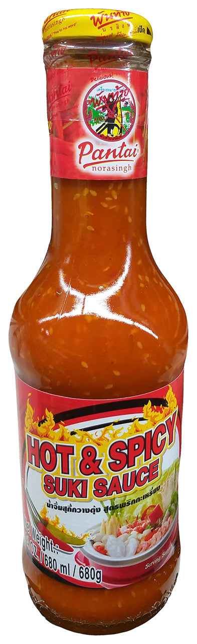 Pantai - Hot and Spicy Suki Sauce, 1.5 Pounds, (1 Bottle)