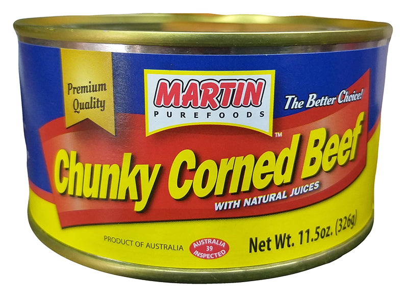 Martin Purefoods - Chunky Corned Beef with Natural Juices, 11.5 Ounces, (1 Can)