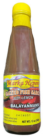 Marka Hipon - Salted Fish Sauce with Lemon, 12 Ounces, (1 Bottle) - Mighty Depot