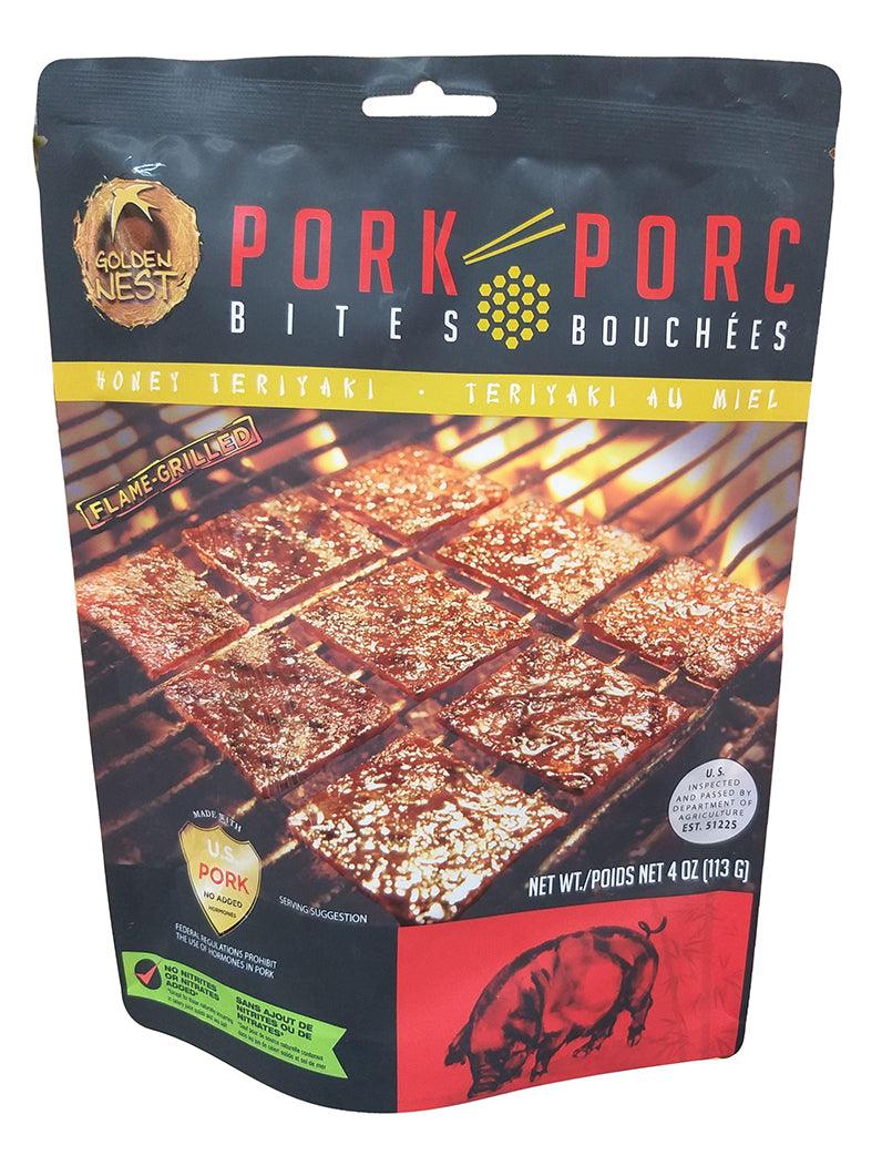 Golden Nest - Pork Bites, 4 Ounces, (1 Bag) - Mighty Depot