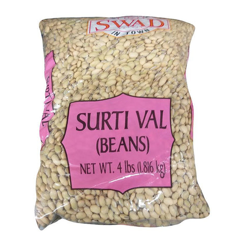 Swad - Surti Val (Beans), 4 Pounds, (1 Bag) - Mighty Depot