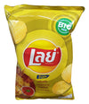 Lay's - Flat Potato Chips (Hot Chili Squid), 2.62 Ounces, (2 Bags)