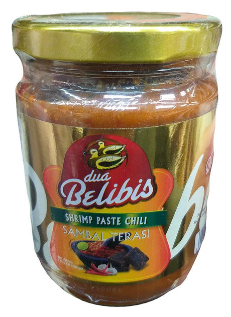 Dua Belibis - Shrimp Paste Chili, 7.9 Ounces, (1 Jar) - Mighty Depot