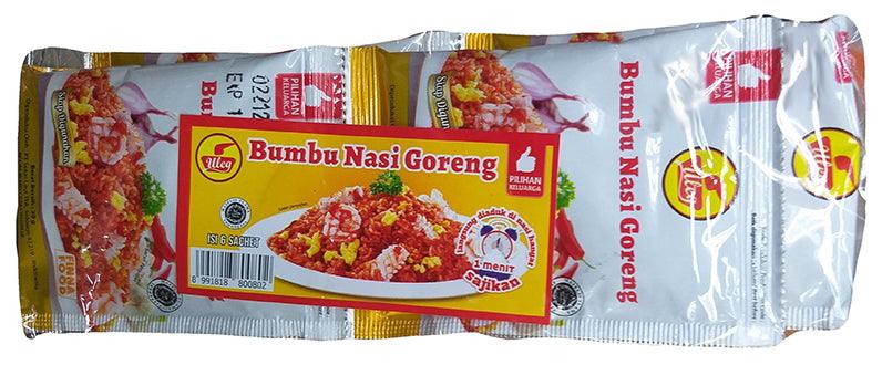 Uleg - Bumbu Nasi Goreng, 4.2 Ounces (.7oz x 6 sachets), (1 Pack of 6 sachets) - Mighty Depot