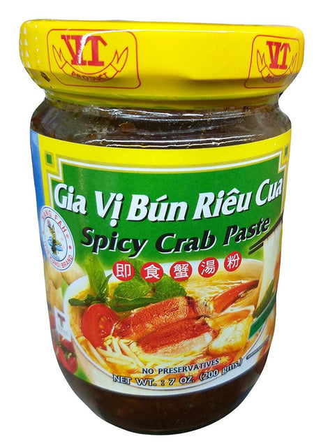 Hang Fah - Spicy Crab Paste, 7 Ounces, (1 Jar) - Mighty Depot