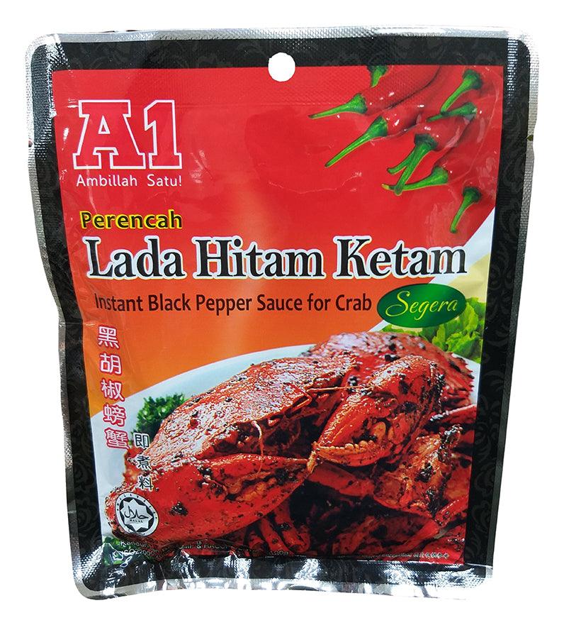 A1 - Instant Black Pepper Sauce for Crab,  3.5 Ounces, (1 Pouch)