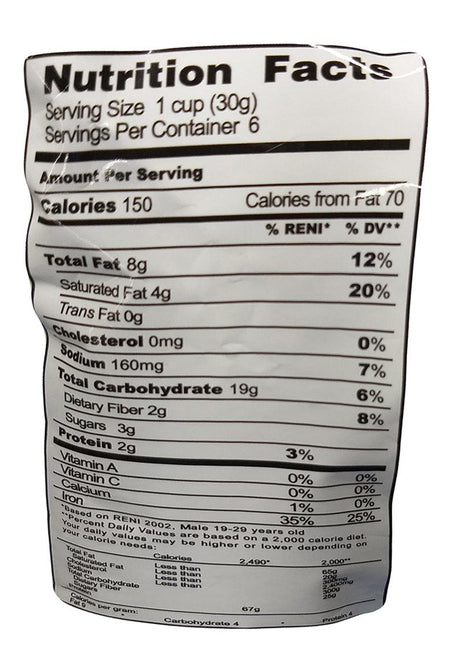 Jack 'n Jill - Pic-A Ultimate Cheddar, 6.35 Ounces, (1 Bag) - Mighty Depot