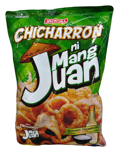 Jack 'n Jill - Chicharron ni Mang Juan (Sukang Paombong),  3.17 Ounces, (1 Bag)