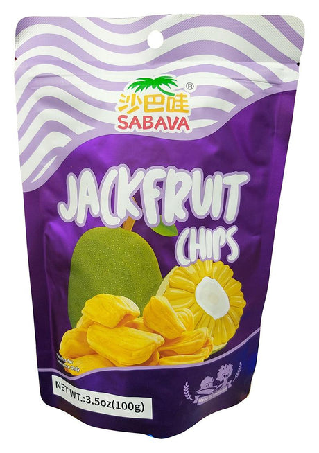 Sabava - Jackfruit Chips, 3.5 Ounces, (1 Bag) - Mighty Depot