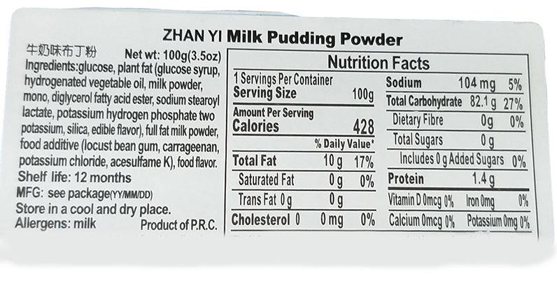 Zhan Yi - Milk Pudding Powder, 3.5 Ounces, (1 Box) - Mighty Depot
