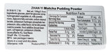 Zhan Yi - Matcha Pudding Powder, 3.5 Ounces, (1 Box) - Mighty Depot