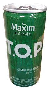 Maxim - T.O.P. Sweet Americano, 1.7 Pounds (6.8oz x 4 cans), (1 Pack of 4 Cans) - Mighty Depot