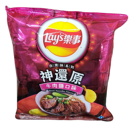 Lay's - Potato Chip (Beef Noodles), 1.51 Ounces, (1 Bag) - Mighty Depot