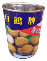 Pigeon Brand - Longans in Syrup, 1.4 Pounds, (1 Can) - Mighty Depot