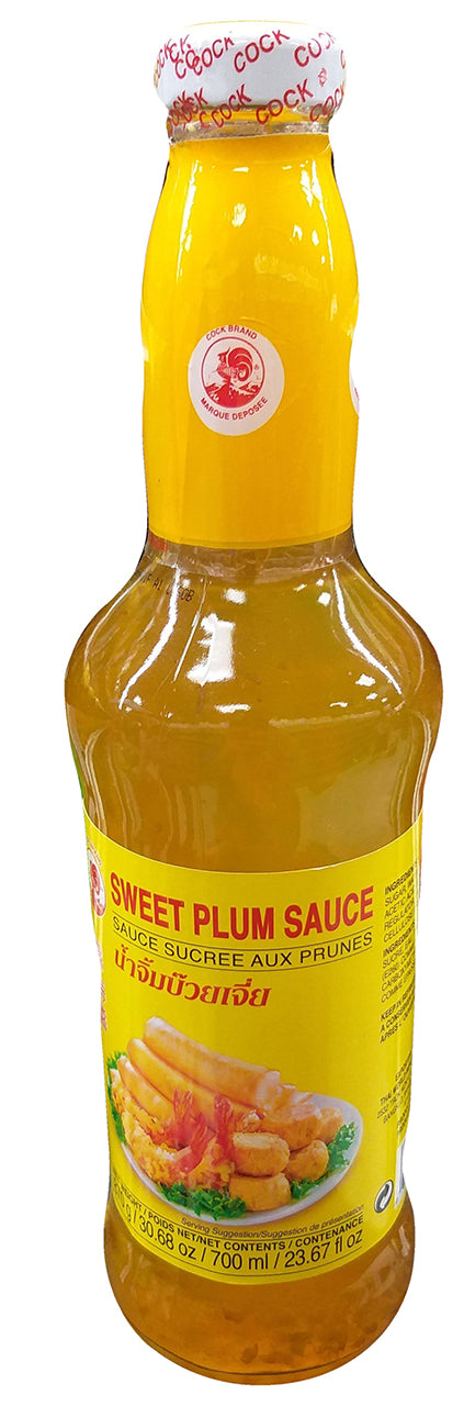 Cock Brand - Sweet Plum Sauce, 1.5 Pounds, (1 Bottle)