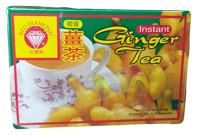 Red Diamond - Instant Ginger Tea, 6.3 Ounces, (1 Box)