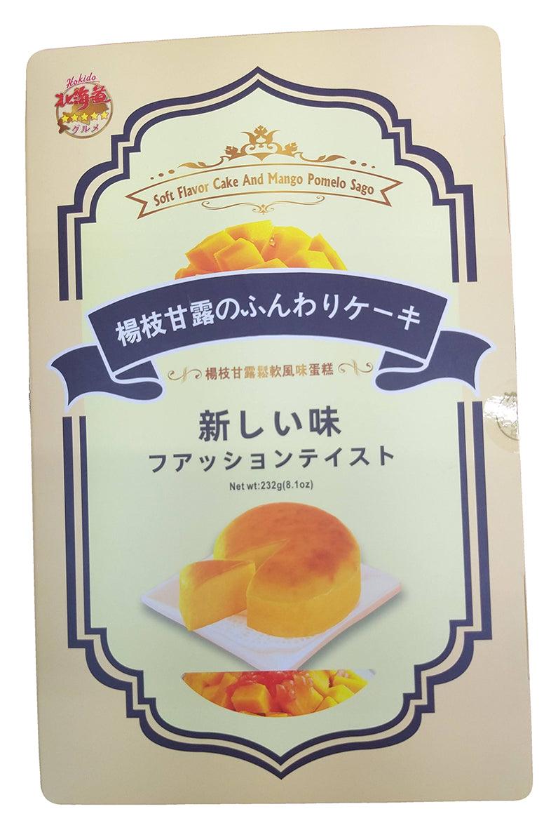 Hokido - Soft Flavor Cake and Mango Pomelo Sago, 8.1 Ounces, (1 Box) - Mighty Depot