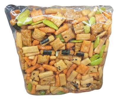 Hadson - Rice Cracker Family Pack (Wasabi) , 1 Pound, (1 Bag)