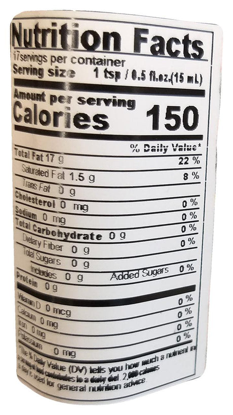 Sias - Smoky Flavored Oil, 8.58 Ounces, (1 Bottle) - Mighty Depot