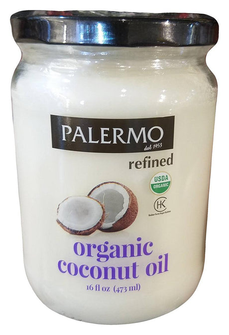 Palermo - Organic Coconut Oil, 1.04 Pounds, (1 Jar) - Mighty Depot