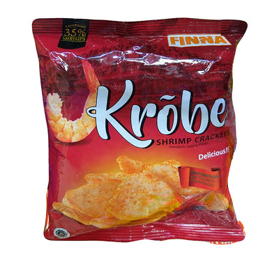 Finna - Krobe Fish Crackers (Hot and Spicy), 2.5 Ounces, (1 Bag)