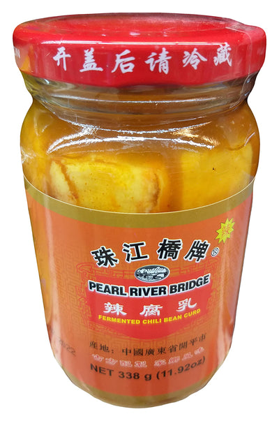 Pearl River Bridge - Fermented Chili Bean Curd, 11.92 Ounces, (1 Jar)