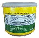 Jawara Selera - Medan Anchovies Chili Sauce, 4.7 Ounces, (1 Can) - Mighty Depot