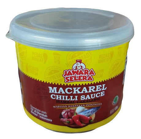 Jawara Selera - Mackerel Chili Sauce, 4.7 Ounces, (1 Can) - Mighty Depot