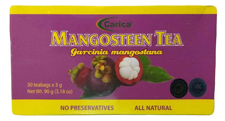 Carica - Mangosteen Tea, 3.18 Ounces, (1 Box) - Mighty Depot